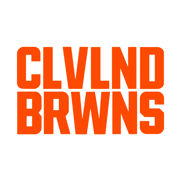 CLEVELAND BROWNS by mbloomstine