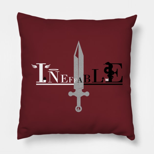 It is Ineffable. Pillow by DamageTwig