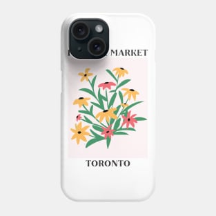 Flower Market Toronto Pink and Yellow Daises Phone Case