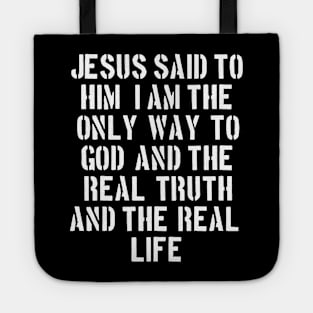 John 14:6 Amplified Bible Text Tote