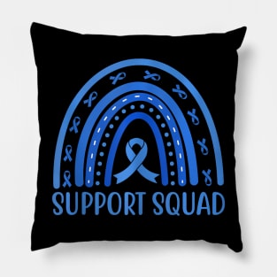 Colon Cancer Support Squad Colorectal Colon Cancer Pillow