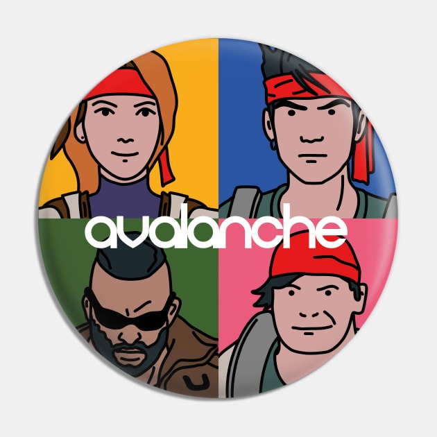 Avalanche (Original Line-up) Pin by Cleobule