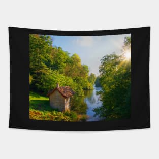 Cotswolds Boathouse Tapestry