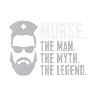 Mens Funny Murse T-Shirt Male Nurse Shirt RN LPN CNA T-Shirt