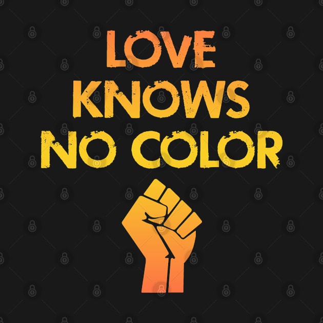 Love knows no color. Race equality for all. Solidarity, unity. United against racism. Destroy the racism virus. End police brutality. Fuck Trump, white supremacy. One race human. by IvyArtistic