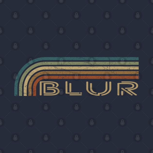 Blur retro Stripes by paintallday