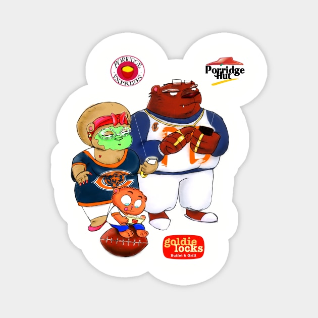 The Bears (No BG) Magnet by madtownstudio3000