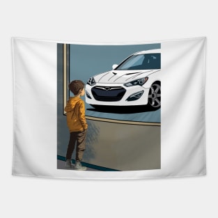 Hyundai Genesis Coupe Kids Dreams Tapestry