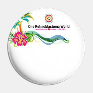 One Rb World 2024 Palm Trees, Waves, and Hibiscus Pin