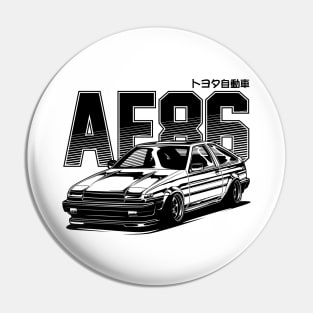 AE86 Trueno (Black Print) Pin