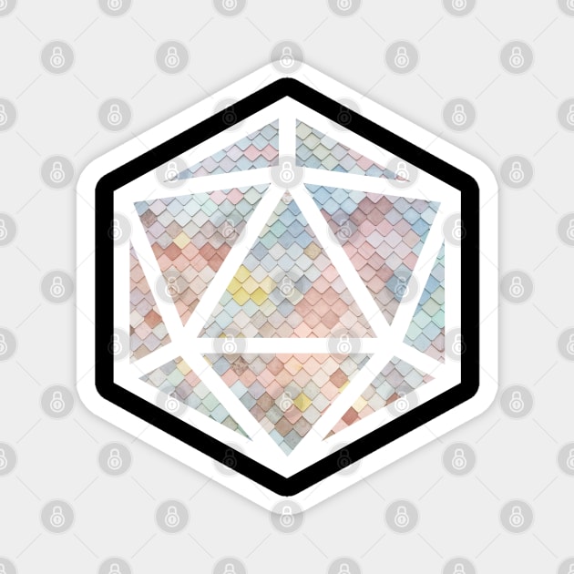 D20 Decal Badge - Experience Points Magnet by aaallsmiles