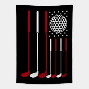 American Flag Golf Tapestry