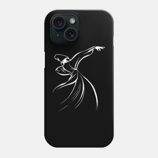 The Dervish Relationship Between Body And Soul Line Art Phone Case