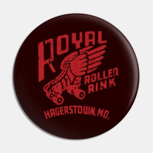 Vintage Royal Roller Rink Hagerstown Maryland Pin