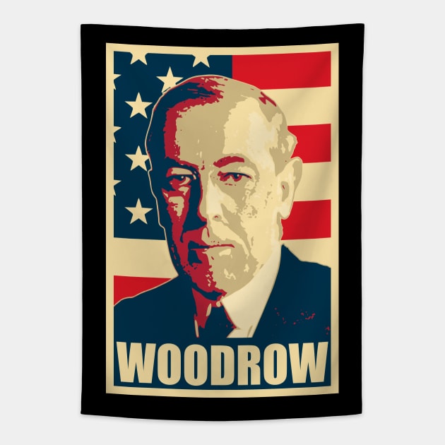 Woodrow Wilson Tapestry by Nerd_art