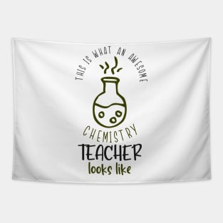 Awesome Chemistry Teacher Chemist School Fun Tapestry