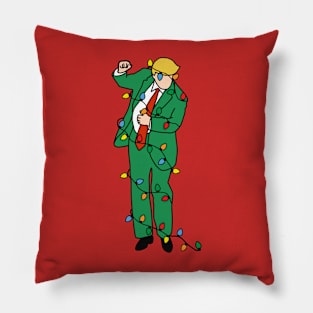 Trump Dance Christmas Pillow