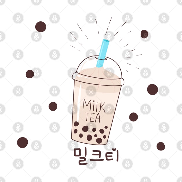 Korean Milk Tea Boba by LikeSuperKawaii