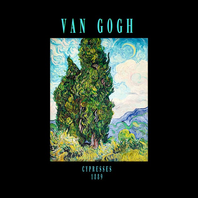 Van gogh cypress by thecolddots