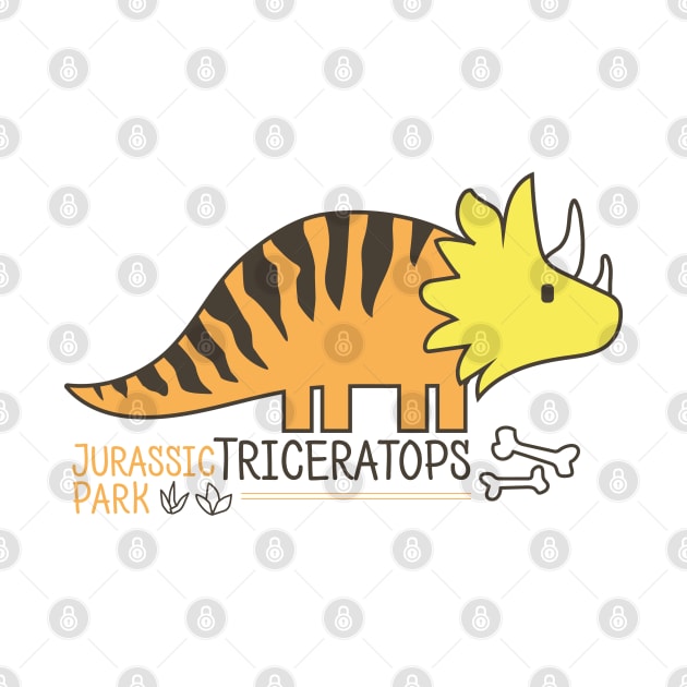 Dinosaur Triceratops by AliJun