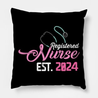 Registered Nurse est. 2024 Pillow