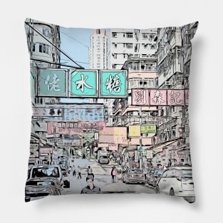 HK Street Pillow