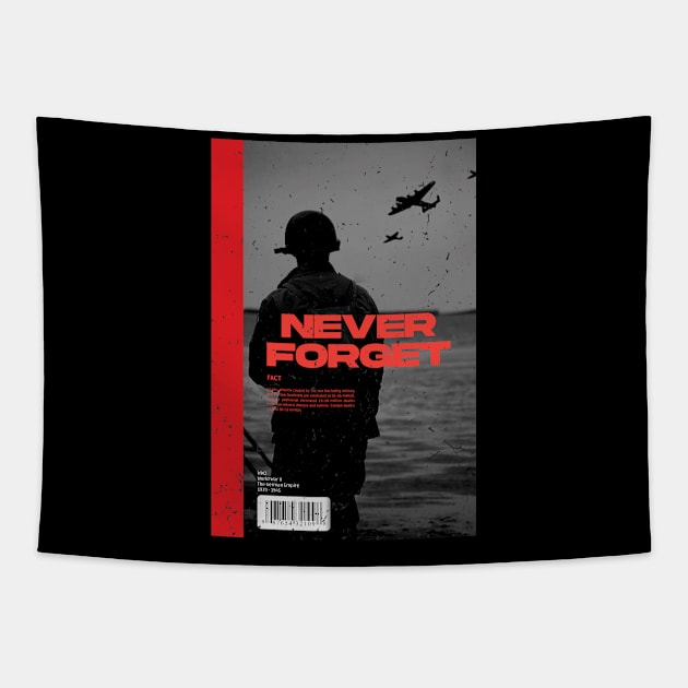 Never Forget World War II Tapestry by Grade Design