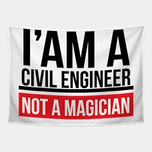 Civil Engineering Not Magician Tapestry