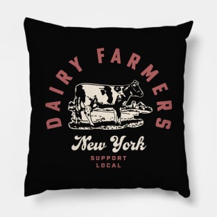 New York Dairy Farmers Milk Cows Dairy Farms Pillow