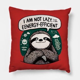 Embracing Laziness Design Pillow