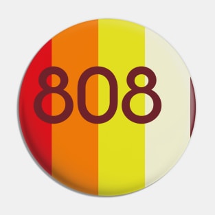 TR-808 STRIPES & FONT #3 Pin