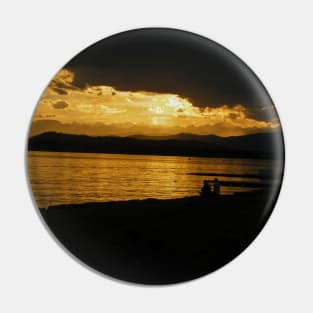 Sunset landscape Pin