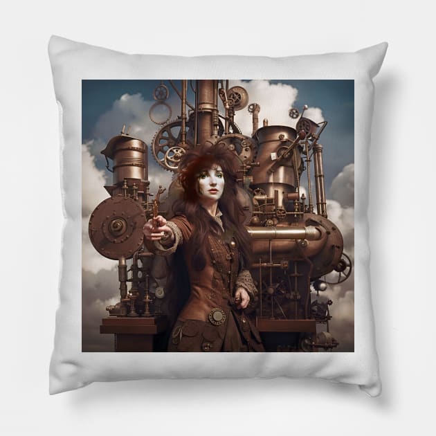 Kate Bush Cloudbusting Pillow by IconsPopArt