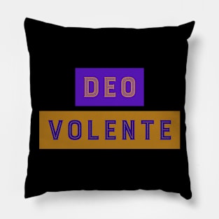 Deo Volente - God Willing Pillow