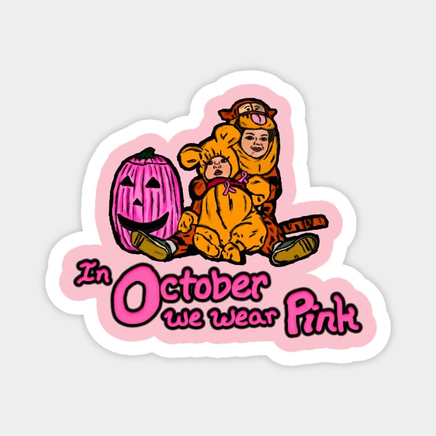 October Pink Magnet by BlueTiger