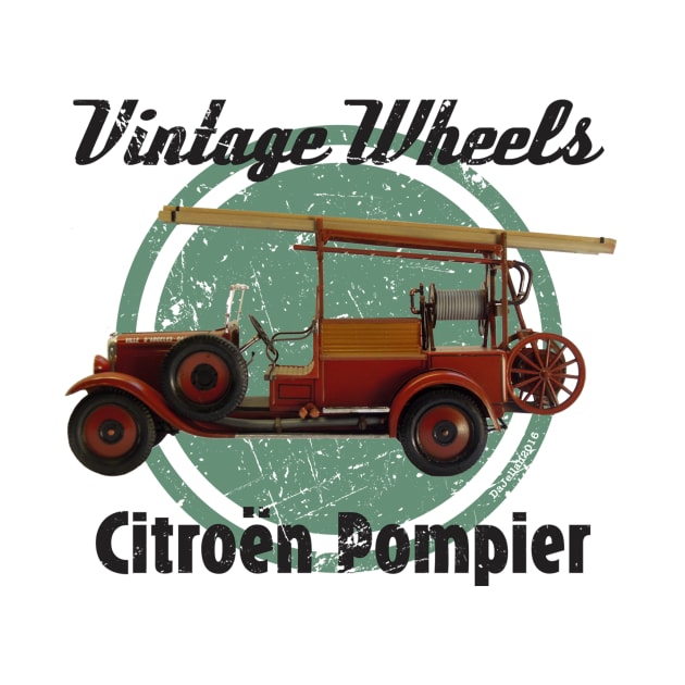 Vintage Wheels - Citroën Pompier by DaJellah