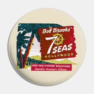 Bob Brooks 7 Seas of Hollywood Pin