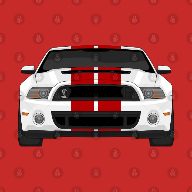 MUSTANG SHELBY GT500 WHITE by VENZ0LIC