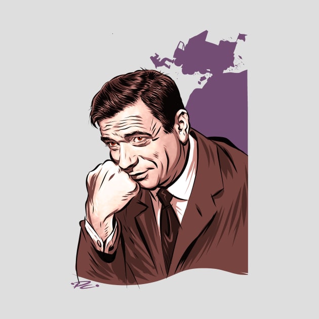 Yves Montand - An illustration by Paul Cemmick by PLAYDIGITAL2020