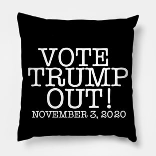 VOTE TRUMP OUT! (Ghost Version) Pillow