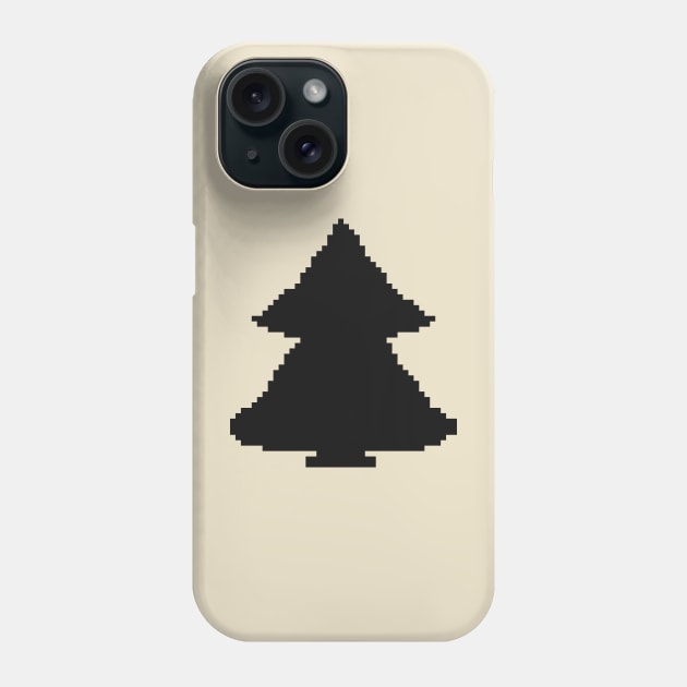 Christmas tree pixel art Phone Case by Xatutik-Art