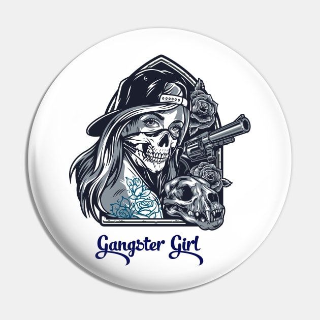 Gangster Girl Pin by This is store