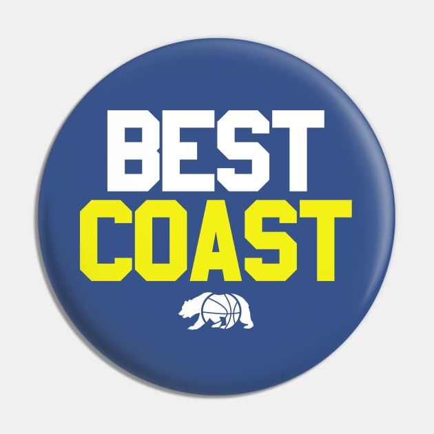 Best Coast Basketball Pin by DesignsByDrew