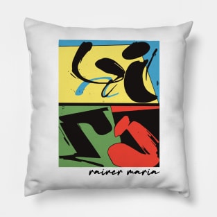 Rainer Maria == Original Retro Style Fan Design Pillow