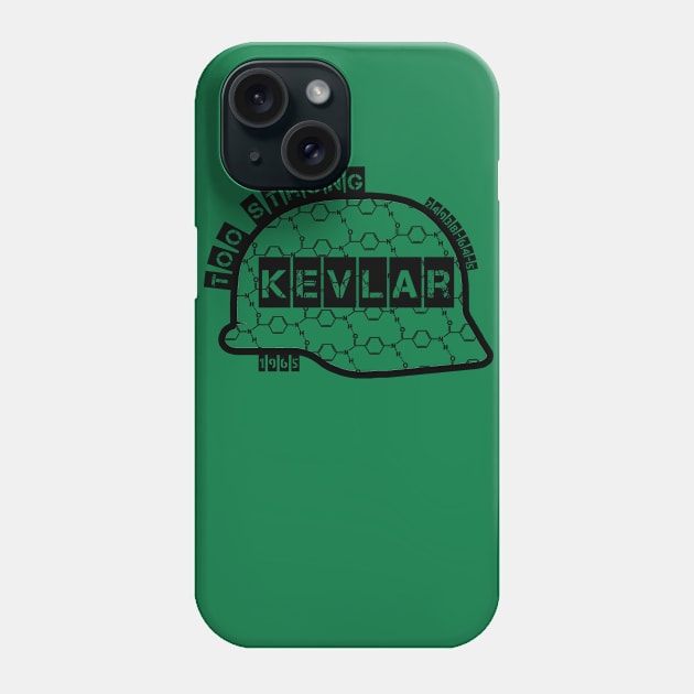 Kevlar polymer helmet design Phone Case by Hammett_Linear_Correlation