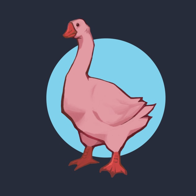 The pink goose by Toma-ire