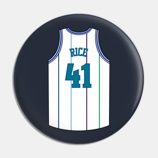 Glen Rice Charlotte Jersey Qiangy Pin