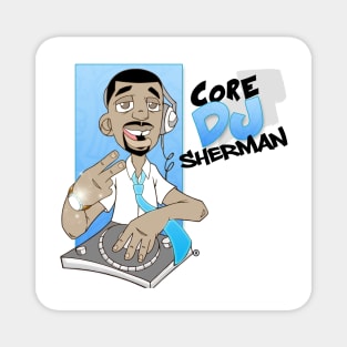 CoreDJ Sherman Logo Magnet