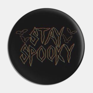 Stay Spooky outline Pin