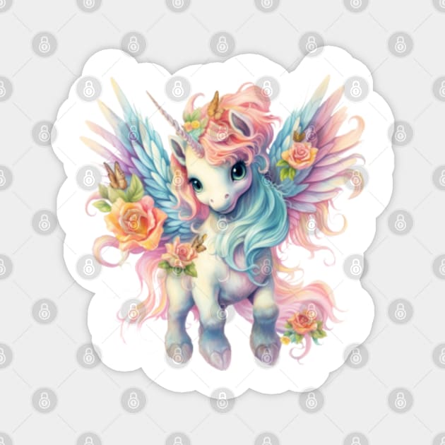 FAIRY UNICORN Magnet by HYPERBOXJGJ